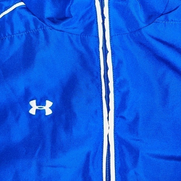 UNDER Armor Zip Up Rain Jacket ~Windbreaker Small - Picture 2 of 5
